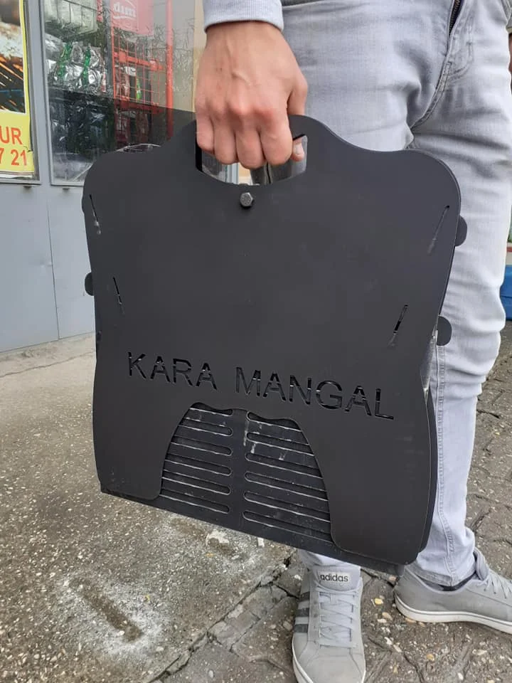 40x40cm demonte 2.5mm sac Kara Mangal modeli