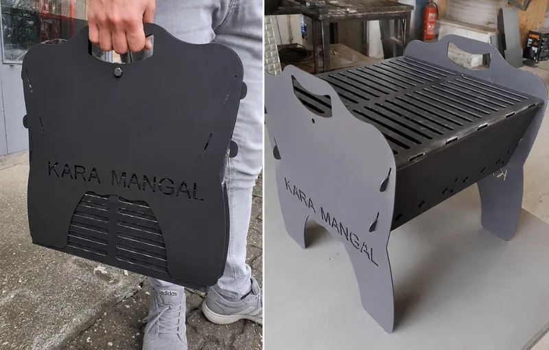 40x40 demonte mangal 2.5mm sac kalınlığı