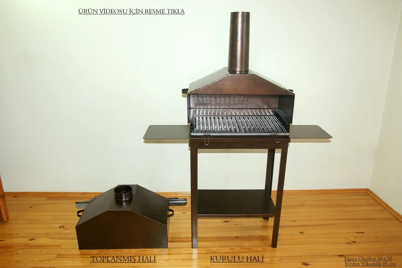 50x30cm portatif mangal ürün görseli 2